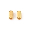 Brass Beads, Rectangle, Real 18K Gold Plated, 4x2x2mm, Hole: 1.2mm
