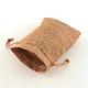 ポリエステル模造黄麻布包装袋巾着袋  ペルー  18x13cm ABAG-R004-18x13cm-03-3