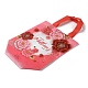 Mother's Day Theme Printed Flower Non-Woven Reusable Folding Gift Bags with Handle ABAG-F009-C01-2