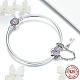 925 Sterling Silver Charm Bangles BJEW-FF0011-04A-2