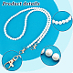 Pandahall elite 2 pz cinturini per borsa con perline in resina imitazione perla FIND-PH0008-23C-4
