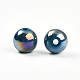 Perles de verre nacrées électrolytiques&nbsp;EGLA-T021-14B-03-2