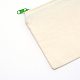 Tissu en nylon vierge bricolage sac de bricolage sac de stylo en toile ABAG-WH0026-10C-2