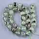 Chapelets de perles en préhnite naturelle G-S333-12mm-032-2
