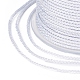 Cordón trenzado de poliéster para la fabricación de joyas OCOR-F011-C11-3