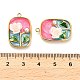 Подвески из нержавеющей стали 304 с эмалью STAS-B084-13G-03-3