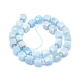 Chapelets de perles en aigue-marine naturelle G-L552D-07B-3