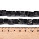 Натуральные нити бус из ларвикита G-T139-8x8-25A-5