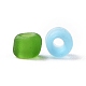 Perles de rocailles en verre couleurs givrées SEED-A030-02C-4