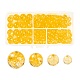 186pcs 4 tamaños de hebras de cuentas de citrino natural G-LS0001-08-1