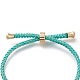 Bracelets réglables avec cordon en nylon BJEW-L674-001G-2