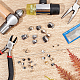 Reißverschlusszieher-Sets aus Zinklegierung DIY-PH0027-09-5