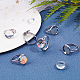 Sunnyclue 40 pcs anneau de base pad réglable anneau ébauches lunette plateaux ajustement 12mm cabochons en verre pour bricolage cabochon anneaux fabrication de bijoux DIY-SC0010-95P-7