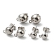 Unicraftale circa 60 pz 6/8/10mm orecchino rotondo con dado orecchino in acciaio ipoallergenico con anello in acciaio inossidabile colore orecchino per fare gioielli fai da te STAS-UN0012-10-1