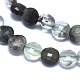 Quartz de lodolite vert naturel / brins de perles de quartz de jardin G-E530-07B-3