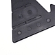 Absポータブル光学製図板  コピーテーブル投影スケッチツール  スケッチ製図板  ブラック  70~200x40~97x1.5~2.5mm  6個/セット  ボックスサイズ：20.5x14.5x1.5cm DIY-WH0190-68-3