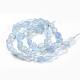 Natürliche Aquamarin Perlen Stränge X-G-F575-11-1