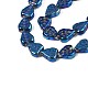 Electroplate Glass Beads Strands EGLA-S188-16-B01-3