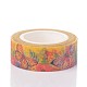 蝶 DIY スクラップブック装飾紙テープ  マスキングテープ  カラフル  15mm  10 m /ロール  1ロール/箱 DIY-K001-M03-2