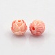 Opaque Resin Flower Bud Beads RESI-E005-04-8mm-2