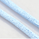 Cordons fil de nylon tressé rond de fabrication de noeuds chinois de macrame rattail NWIR-O002-02-2