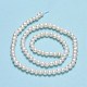 Fili di perle di perle d'acqua dolce coltivate naturali PEAR-F018-07-01-3