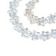 Electroplate Glass Beads Strand EGLA-S188-17-B04-6