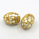 Natural Yellow Shell Beads SSHEL-J010-05-2