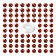 100pcs 8mm grade aa perles rondes en jaspe rouge naturel DIY-LS0002-31-2