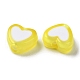 Heart Acrylic Beads TACR-S117-04C-2