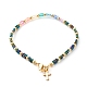 Bracelet de perles de graines de verre pour fille femme BJEW-JB06746-02-1