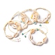 Bracelets de perles tressées réglables BJEW-JB05310-M-1