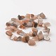 Самородки натуральный солнечный камень бисер пряди G-M341-32-2