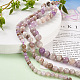 Yilisi 3Strands 3 Style Natural Amethyst Beads Strands G-YS0001-14-6