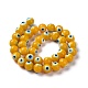Handgefertigte Murano bösen Blick runde Perle Stränge LAMP-L055-10mm-30-3