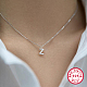 Ожерелья-подвески из серебра 925 пробы с родиевым покрытием для женщин YS3386-2-2