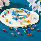 200 pièces 10 brins de perles de verre électrolytiques de couleur EGLA-KS0001-02-8