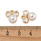 Латунные микро проложить кубического циркония подвески KK-U036-02G-3