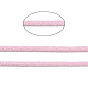 コットン糸  マクラメコード  装飾的な糸のスレッド  DIYの工芸品について  ギフトラッピングとジュエリー作り  ピンク  3mm  約109.36ヤード（100m）/ロール。 OCOR-T001-02-32-3