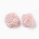 Handmade Faux Rabbit Fur Pom Pom Ball Covered Pendants WOVE-F021-B05-1