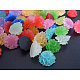 Mixed Dahlia Flower Resin Cabochons X-CRES-A758-M-2