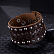 Unisex Fashion Leather Cord Bracelets BJEW-BB15600-A-2