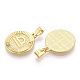 Pendentifs en laiton&nbsp;KK-T070-01G-03-1