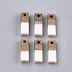 Colgantes de resina y madera de nogal RESI-S358-19B-1