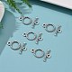 Tibetan Style Alloy Toggle Clasps X-LF0808Y-4