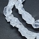 Raw Rough Natural Quartz Crystal Beads Strands G-I279-B12-3