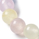 Gefärbte natürliche Jade Perlen Stretch-Armbänder BJEW-G633-B-21-4