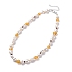 Collar de perlas naturales NJEW-TA00018-01-1