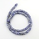 Würfel natürlichen blauen Fleck Jaspis Perlen Stränge G-P057-05-2