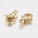 304 Stainless Steel Lobster Claw Clasps X-STAS-E149-10G-2